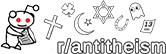 [Reddit r/anti-theism logo]