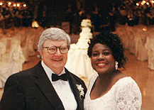 Chaz and Roger Ebert - wedding picture